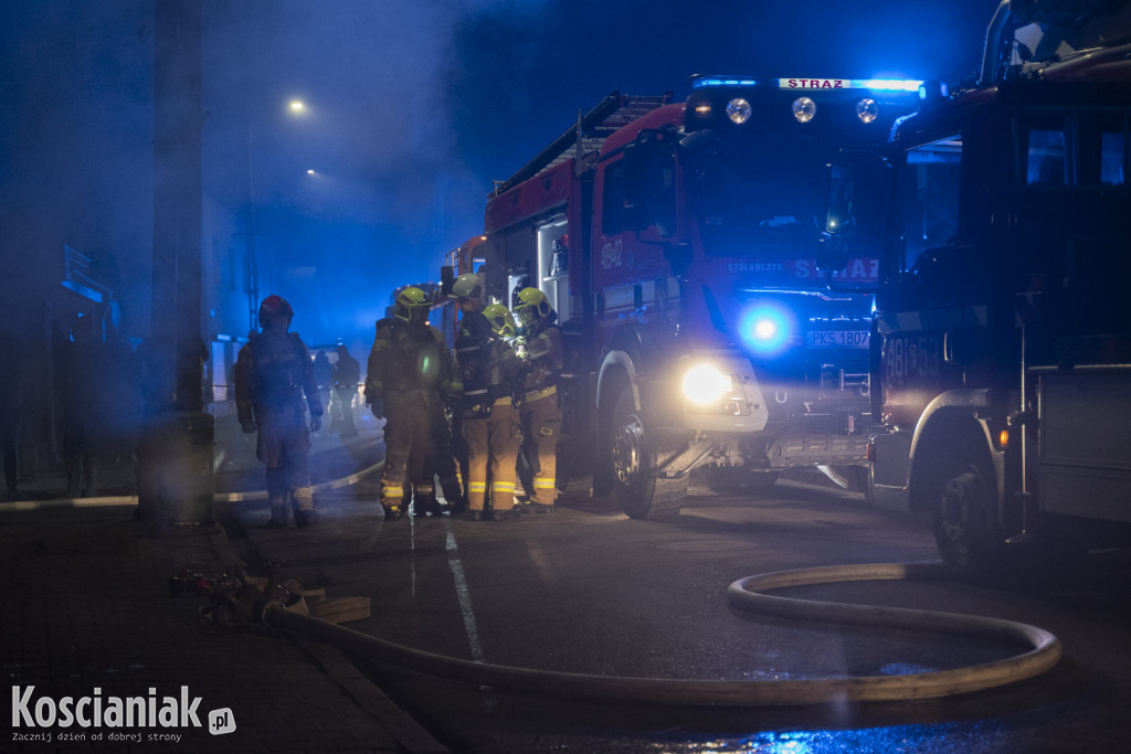 Pożar opuszczonego domu w Czempiniu