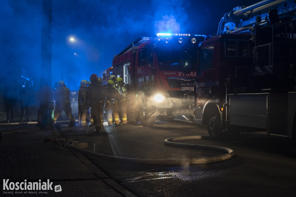 Pożar opuszczonego domu w Czempiniu