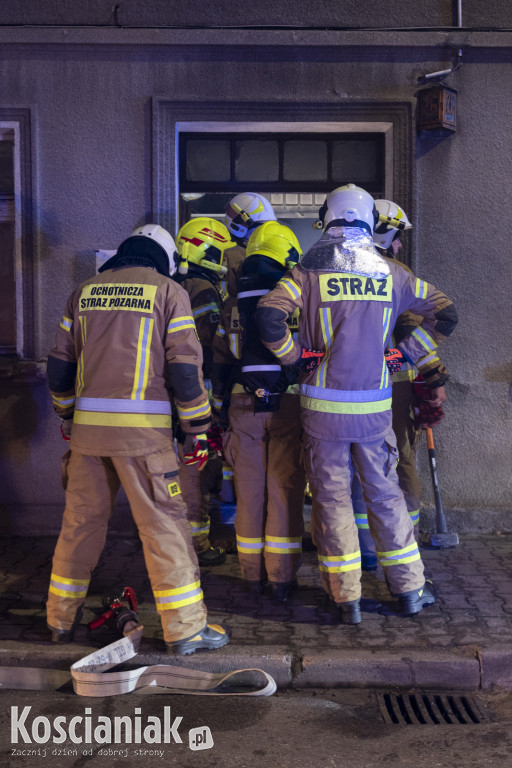 Pożar opuszczonego domu w Czempiniu