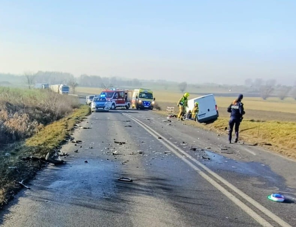 Za szybko jechała i zjechała na przeciwległy pas