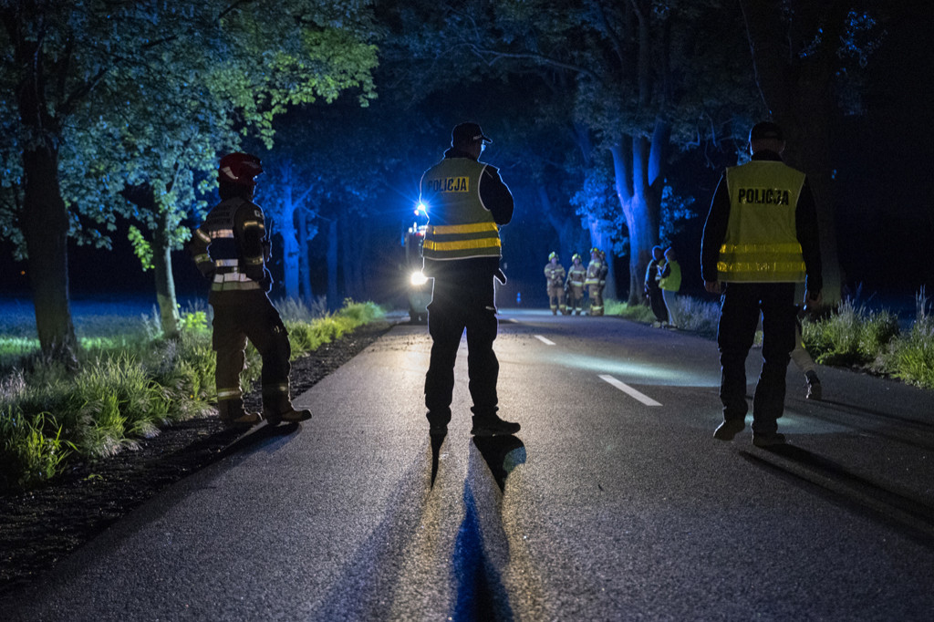 Śmiertelny wypadek na drodze z Turwi do Kopaszewa