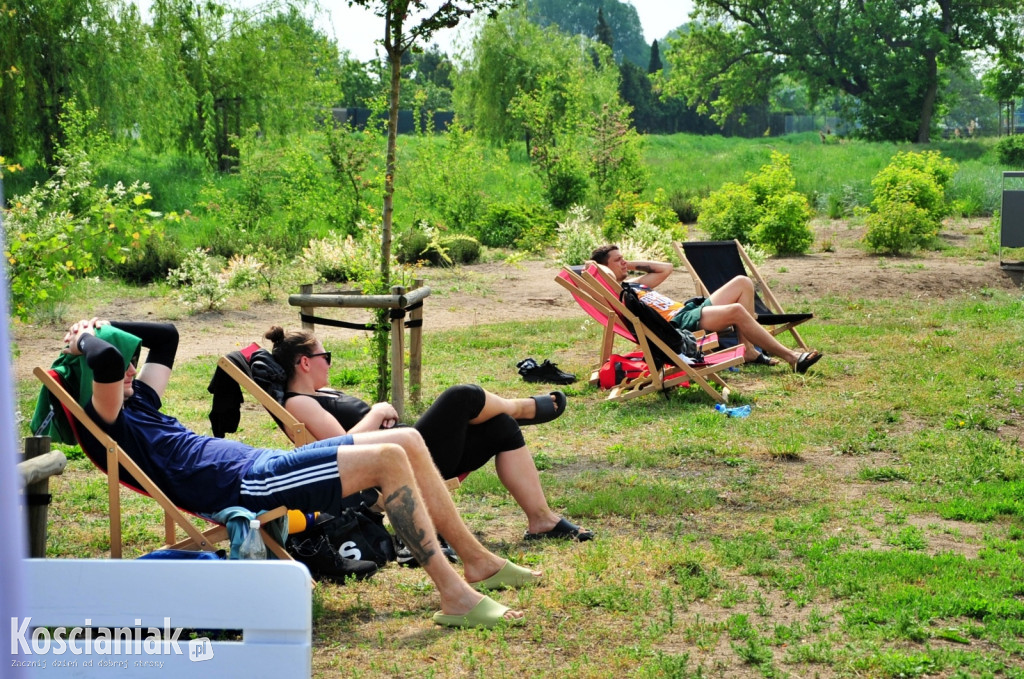 Turniej siatkówki plażowej na Łazienkach