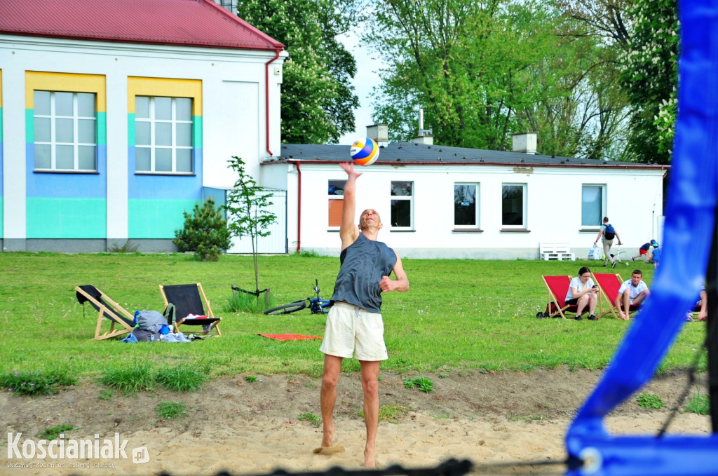 Turniej siatkówki plażowej na Łazienkach