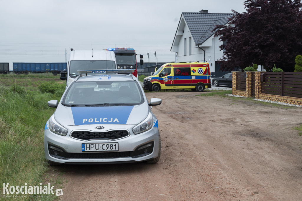 Śmiertelne potrącenie przez pociąg towarowy