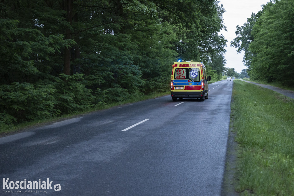 Groźny wypadek pomiędzy Gryżyną a Nowym Dębcem