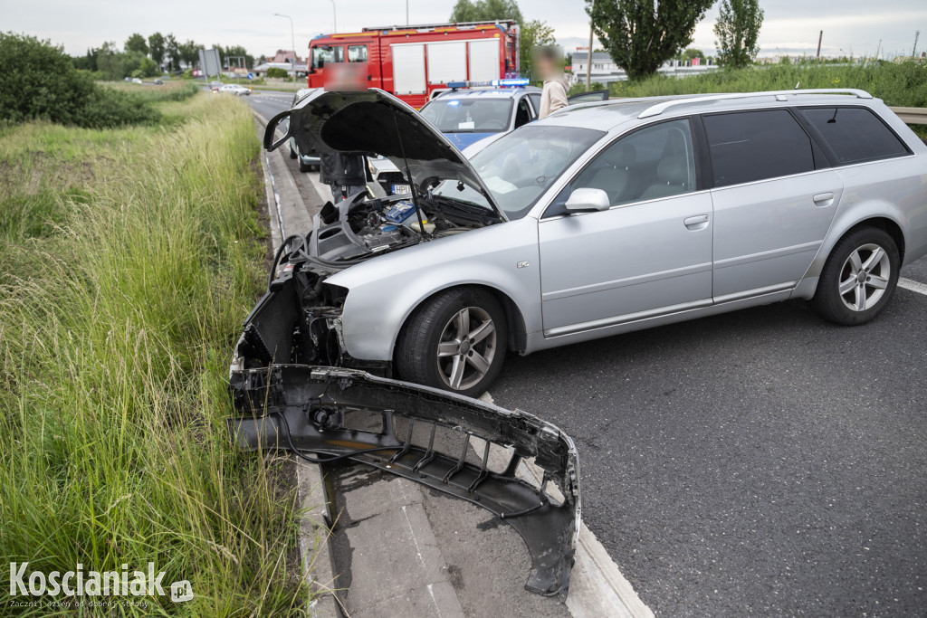 Zderzenie trzech aut na obwodnicy Kościana