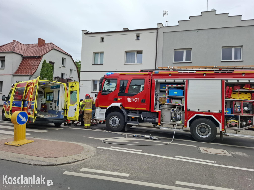 Zderzenie dwóch aut na Poznańskiej