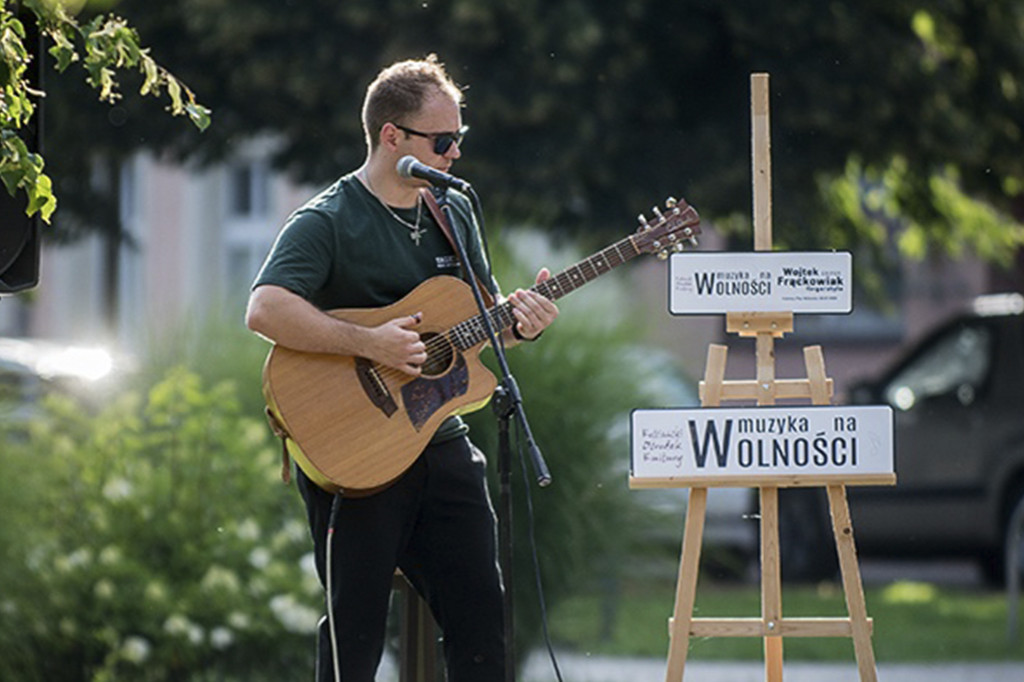 Muzyka na Wolności – zagrał Wojtek Frąckowiak