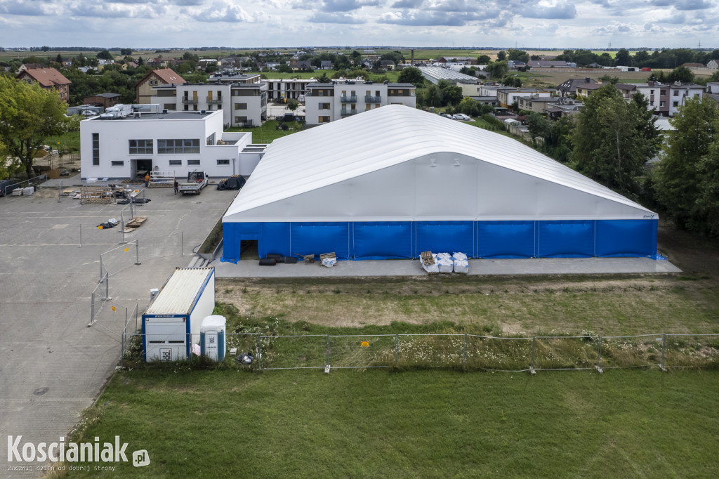 Budowa kortów tenisowych w Kościanie