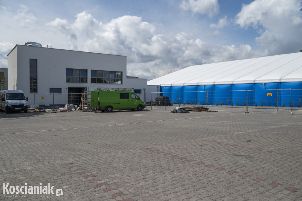 Budowa kortów tenisowych w Kościanie