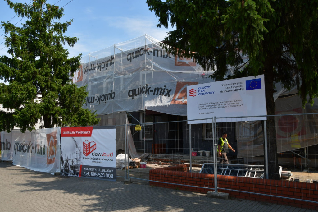Trwa remont szkoły w Kiełczewie