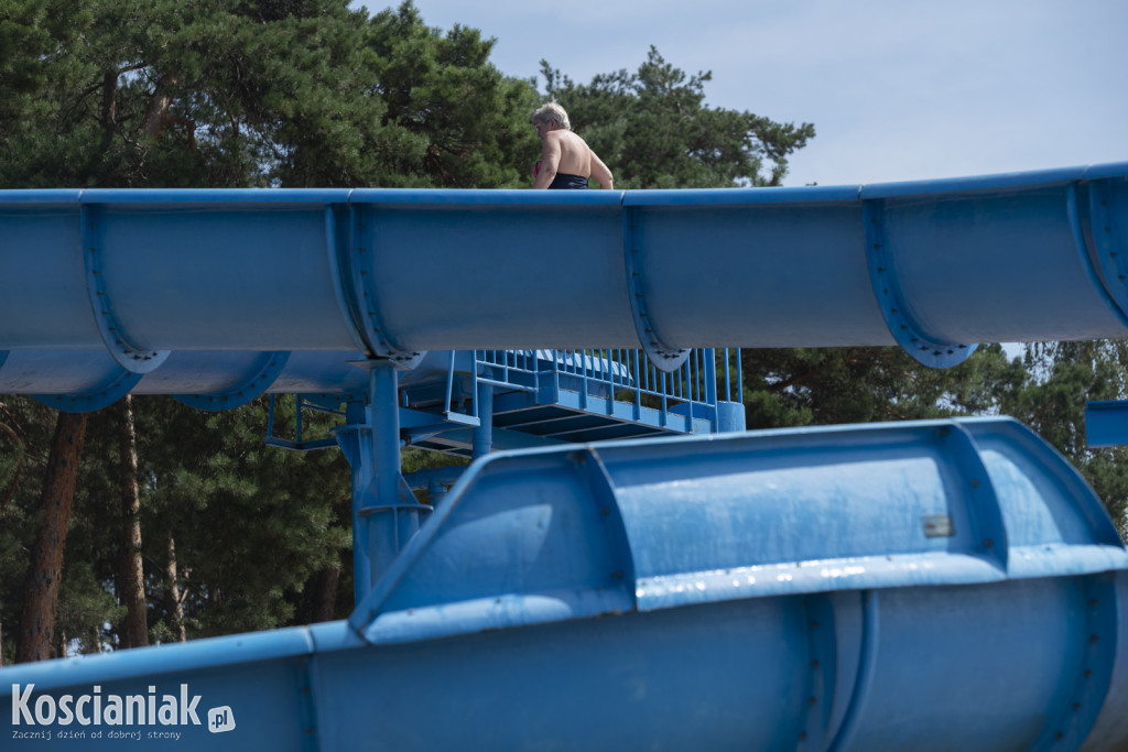 Konkurs na najszybszy zjazd ze zjeżdżalni wodnej