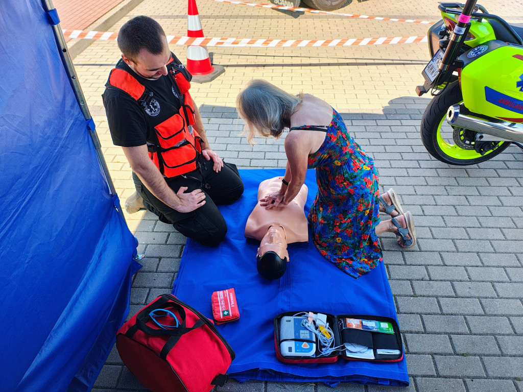 Policja na Moto Pikniku w Śmiglu