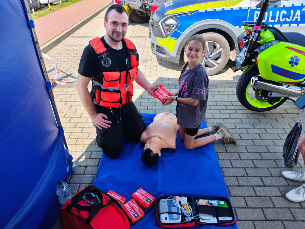 Policja na Moto Pikniku w Śmiglu