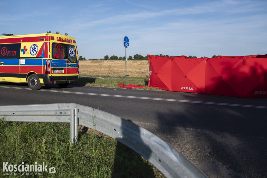 Śmiertelny wypadek w Starym Luboszu. Zginął rowerzysta