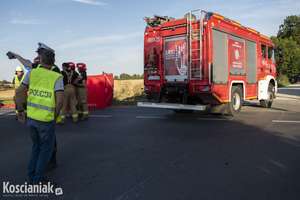 Śmiertelny wypadek w Starym Luboszu. Zginął rowerzysta