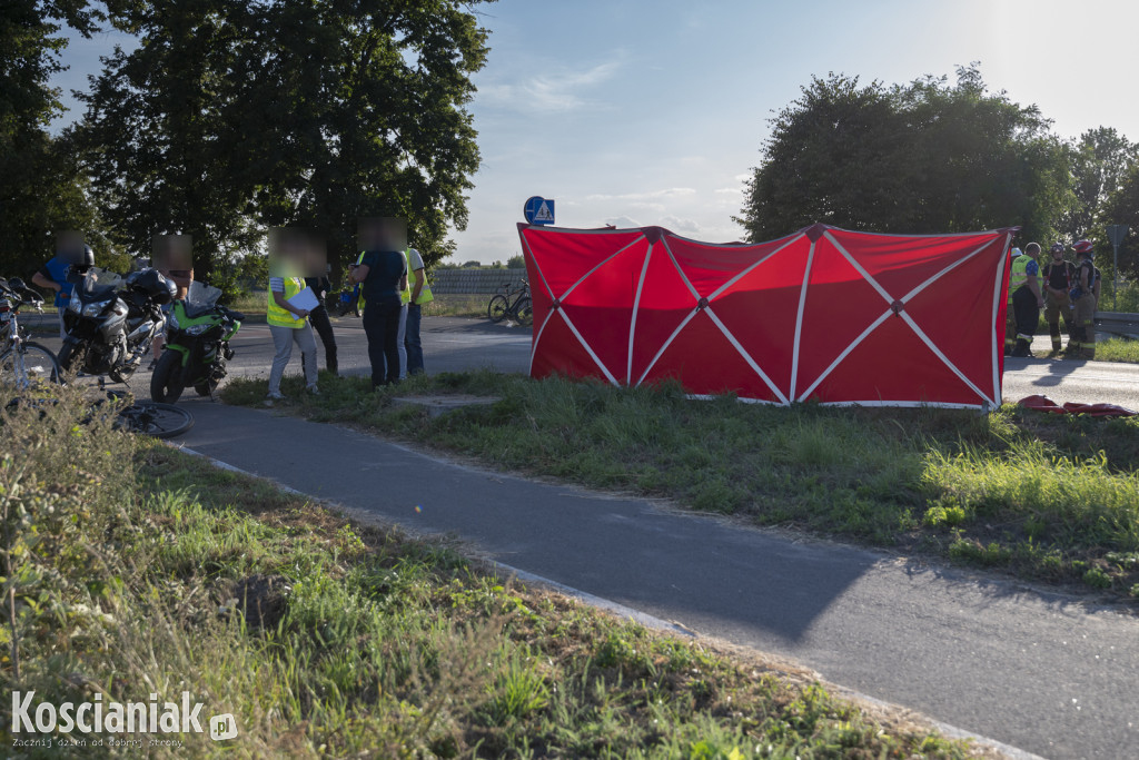Śmiertelny wypadek w Starym Luboszu. Zginął rowerzysta