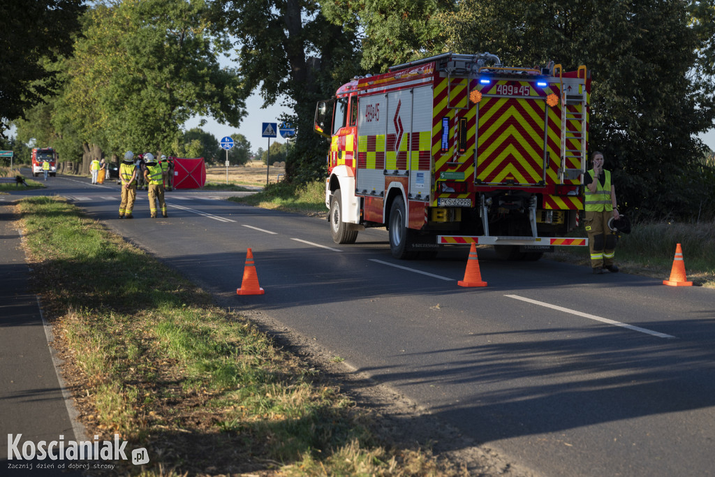 Śmiertelny wypadek w Starym Luboszu. Zginął rowerzysta