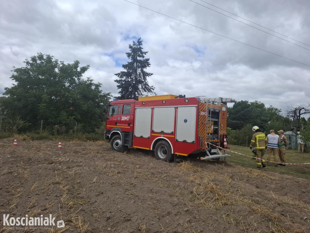 Awionetka spadła w powiecie leszczyńskim