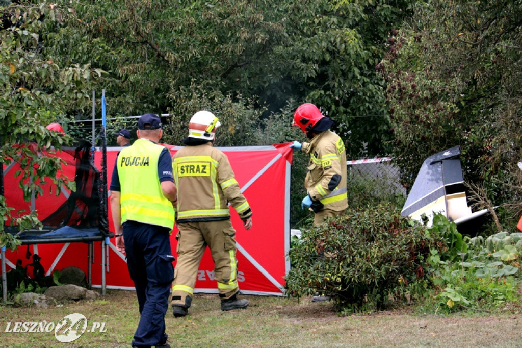 Awionetka spadła w powiecie leszczyńskim