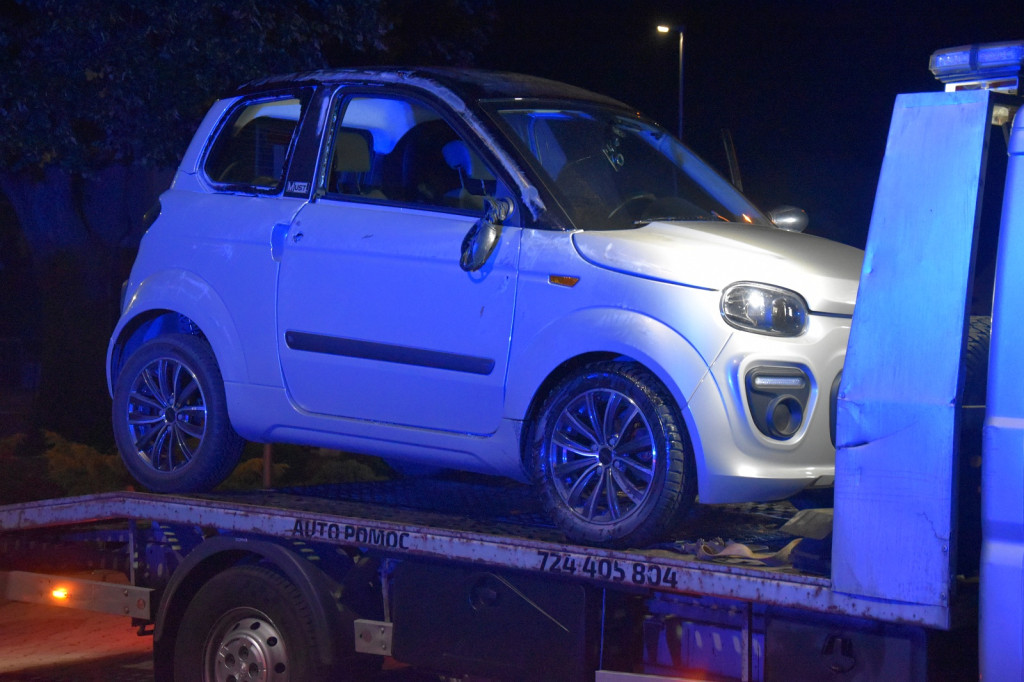 14-latek wywrócił auto w Racocie