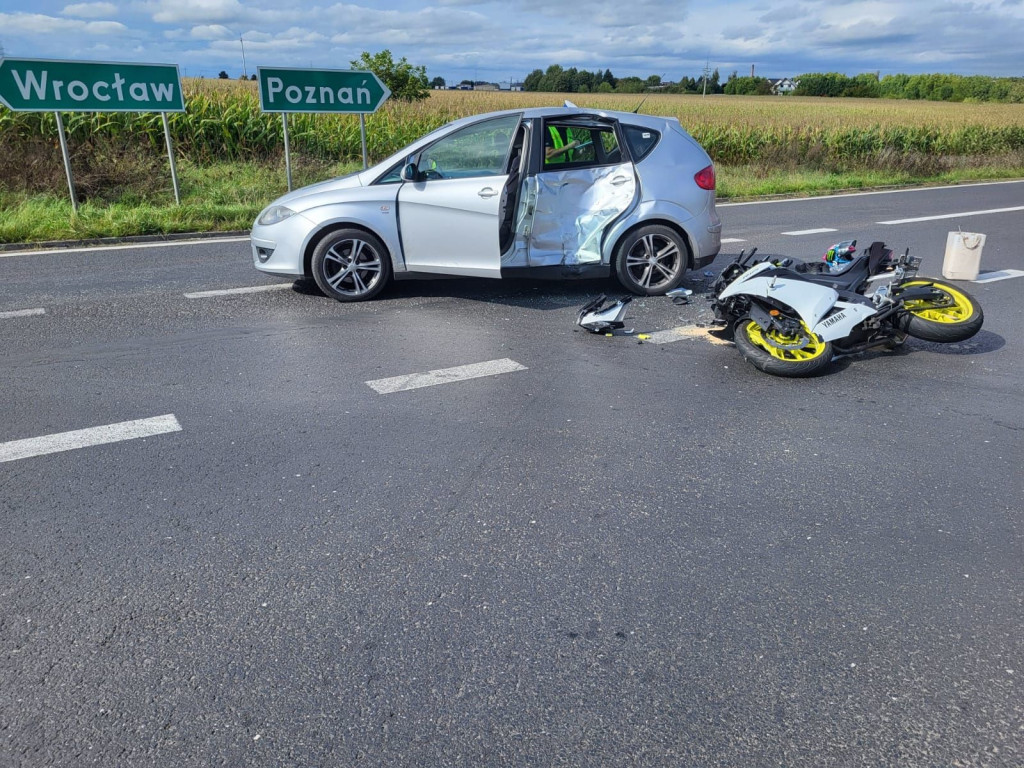 Wypadek na obwodnicy Kościana