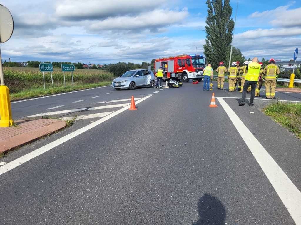 Wypadek na obwodnicy Kościana