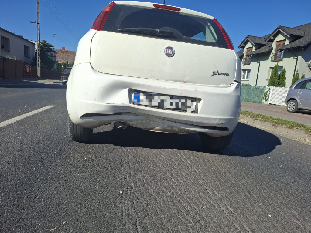 Kolizja w Kiełczewie. Najechała na tył Fiata
