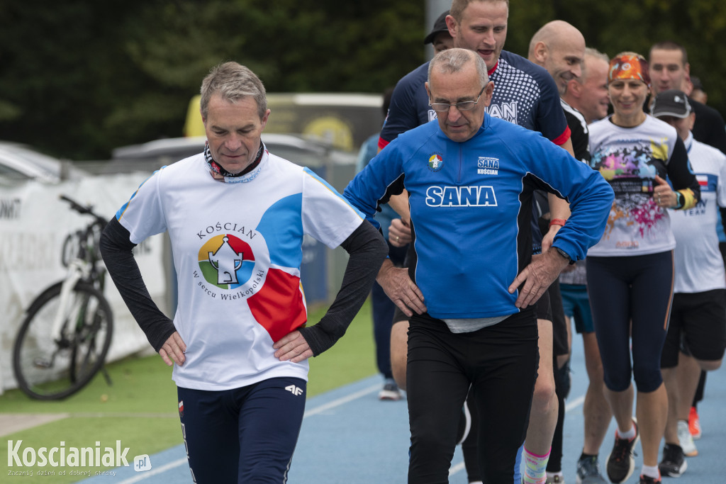 Trening przed Kościańskim Półmaratonem