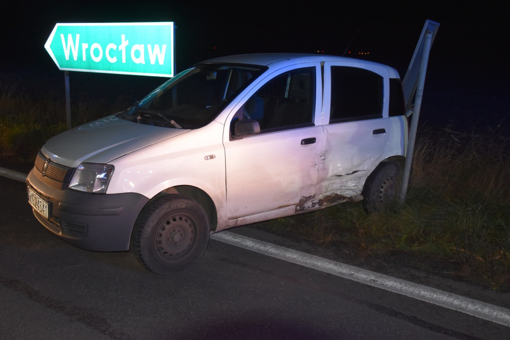 Kolizja w Widziszewie. Nie ustąpił pierwszeństwa