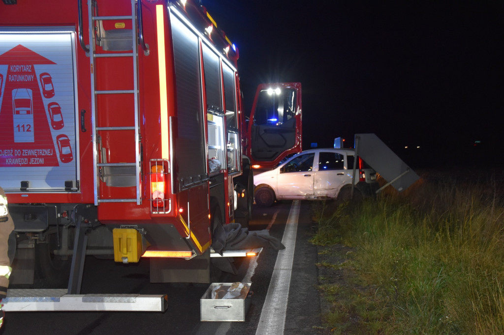 Kolizja w Widziszewie. Nie ustąpił pierwszeństwa