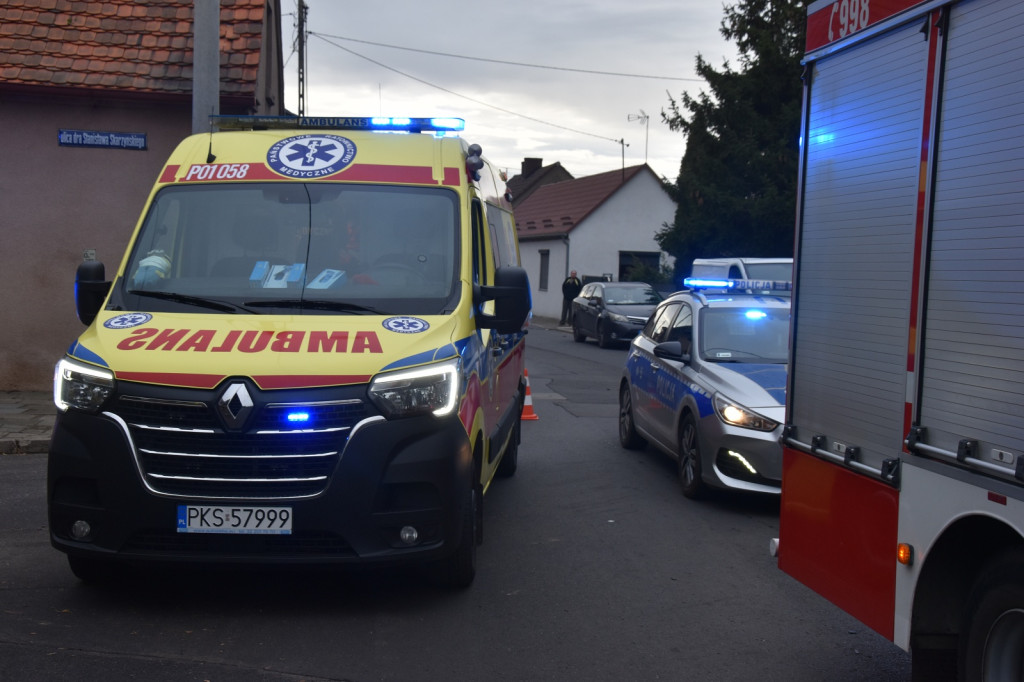 Rowerzysta zderzył się z samochodem w Śmiglu