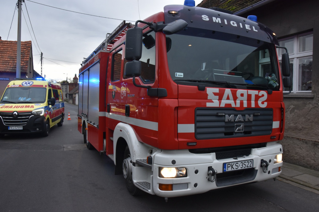 Rowerzysta zderzył się z samochodem w Śmiglu