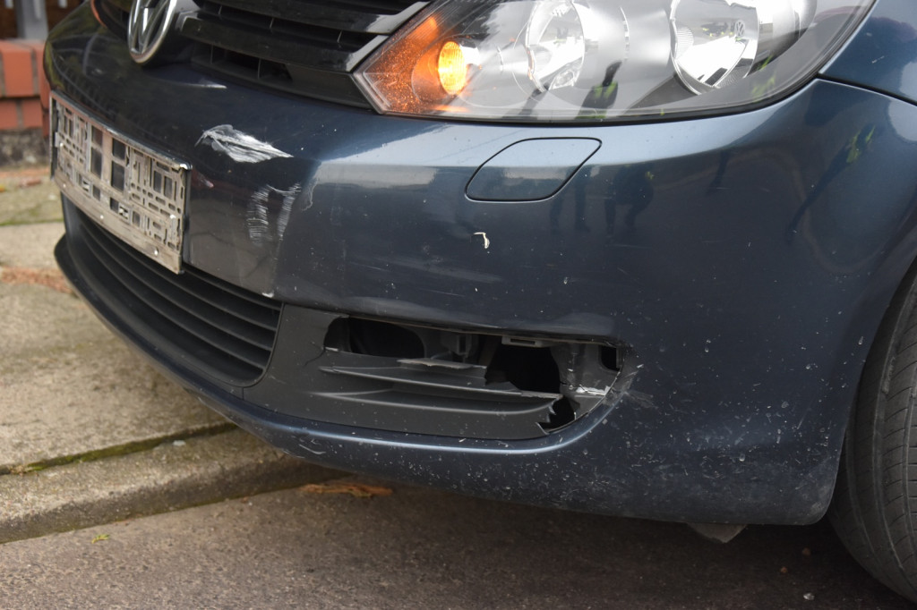 Rowerzysta zderzył się z samochodem w Śmiglu