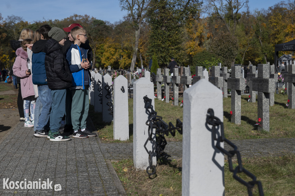 Tłumy na kościańskich cmentarzach