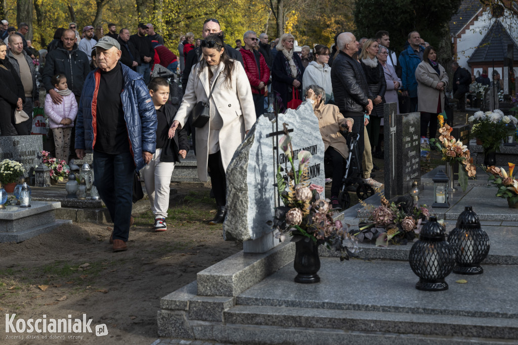 Uroczystość Wszystkich Świętych na kościańskich cmentarzach