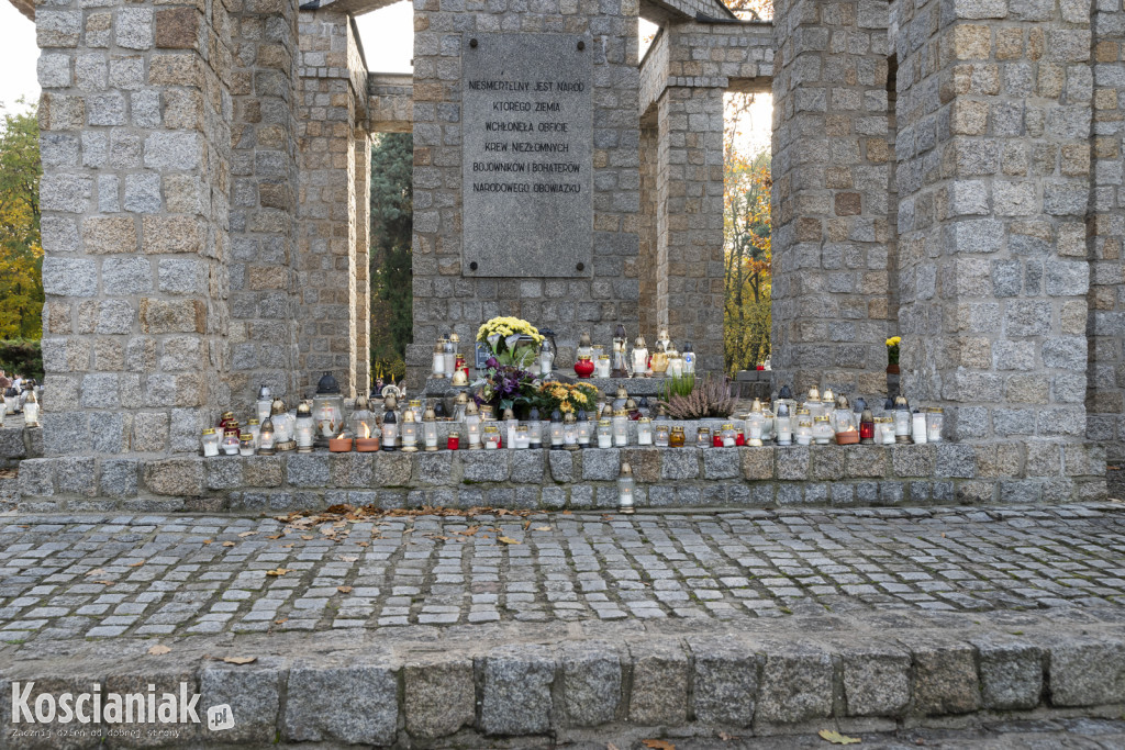 Uroczystość Wszystkich Świętych na kościańskich cmentarzach