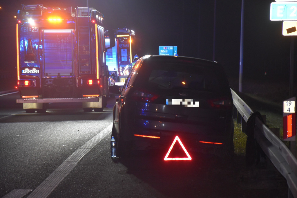 Poważny wypadek na S5. Kierowca zasłabł