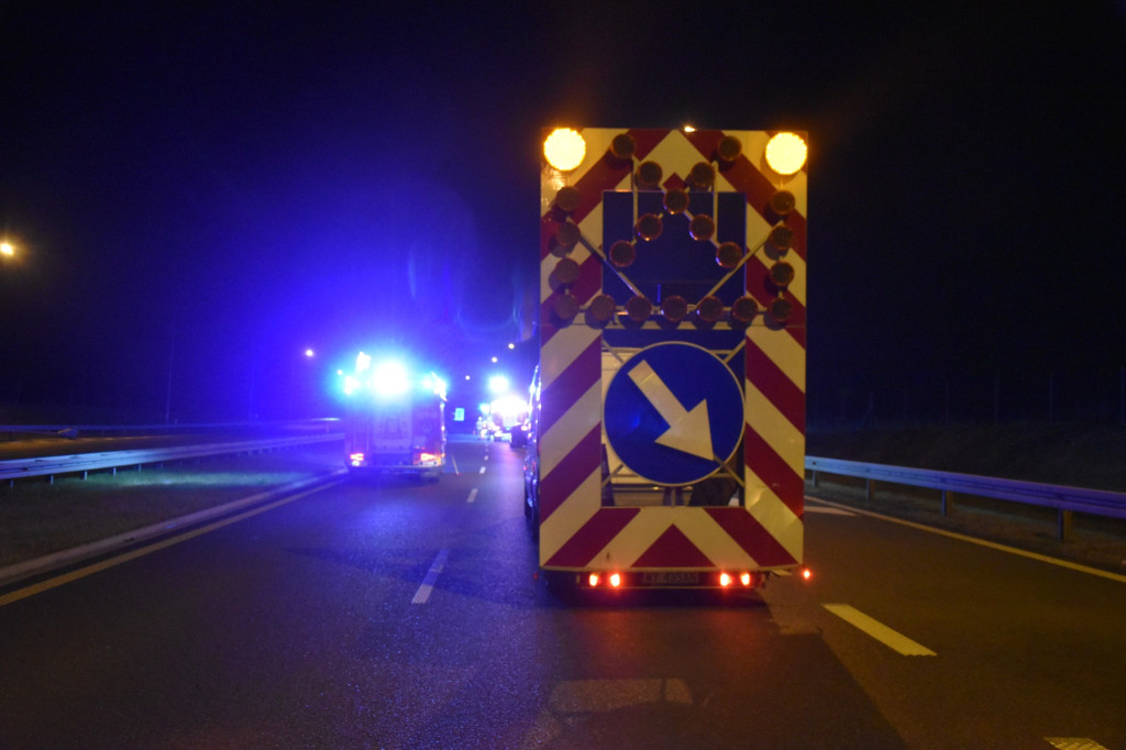 Poważny wypadek na S5. Kierowca zasłabł