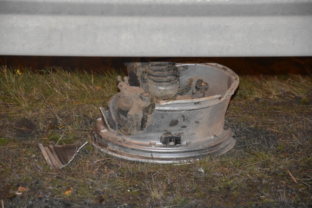 Poważny wypadek na S5. Kierowca zasłabł