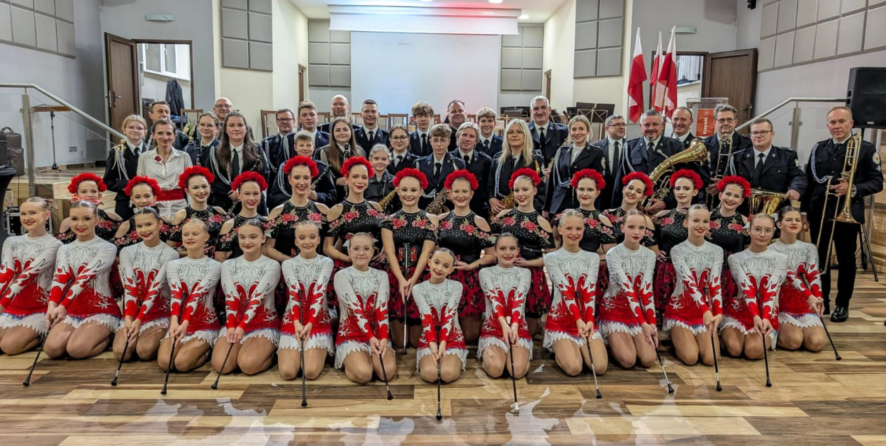 Koncert patriotyczny orkiestry OSP Krzywiń