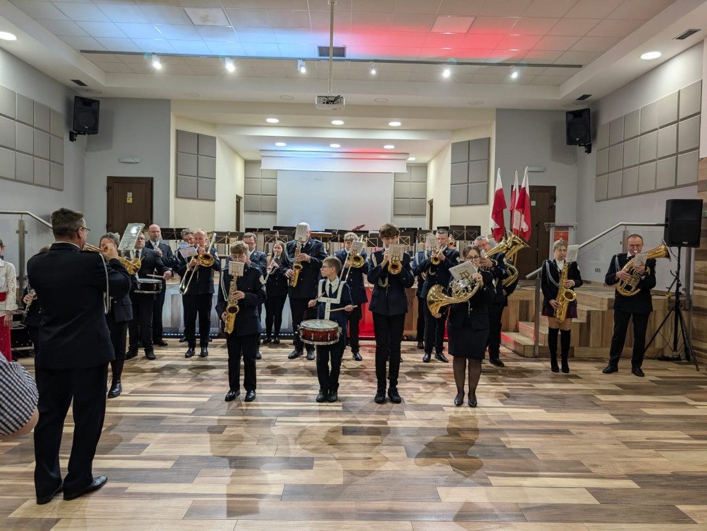 Koncert patriotyczny orkiestry OSP Krzywiń