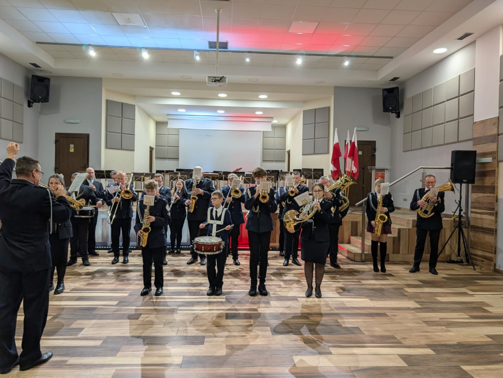 Koncert patriotyczny orkiestry OSP Krzywiń