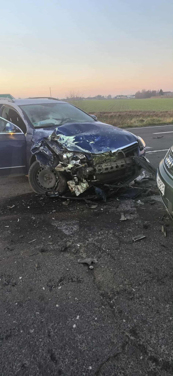 Zderzenie na skrzyżowaniu Śmigielskiej z obwodnicą