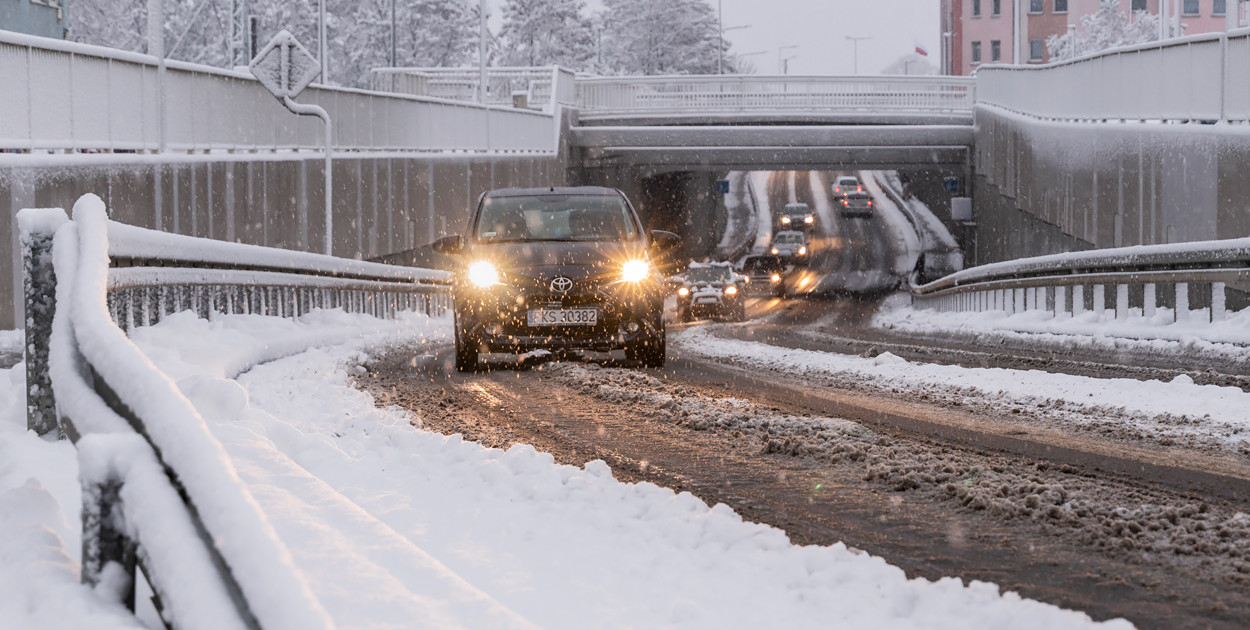 Pierwszy śnieg w tym sezonie