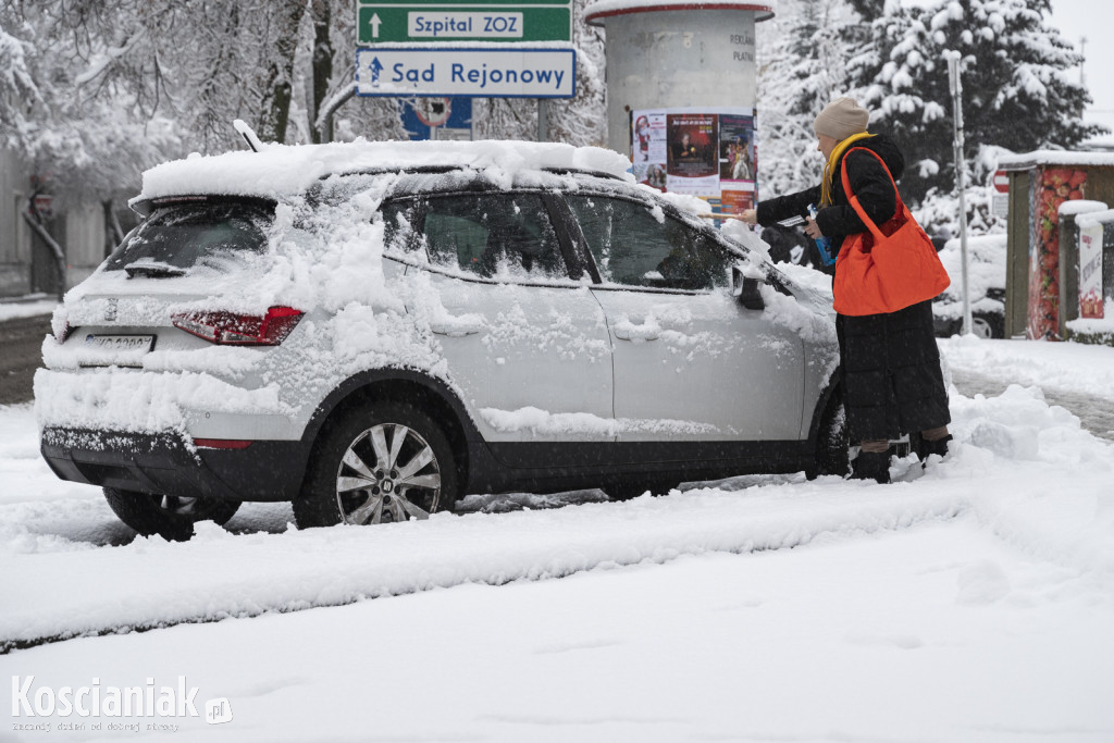 Pierwszy śnieg w tym sezonie
