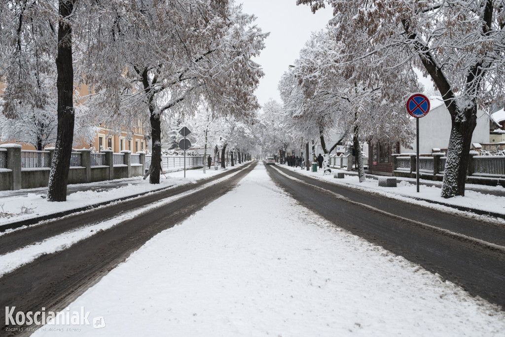 Pierwszy śnieg w tym sezonie