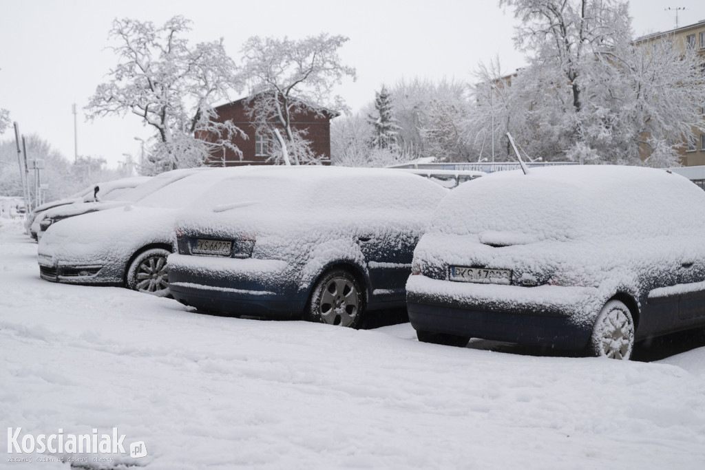 Pierwszy śnieg w tym sezonie