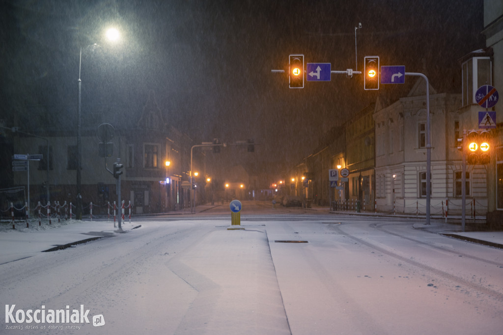 Pierwszy śnieg w tym sezonie