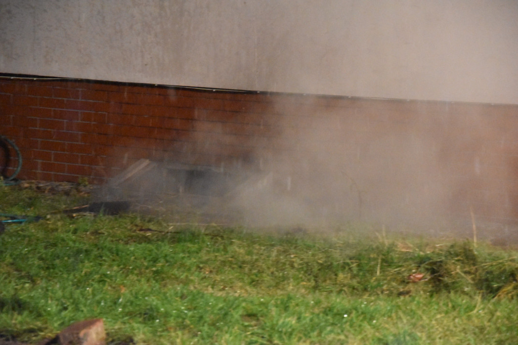 Paliła się kotłownia w domu w Koszanowie